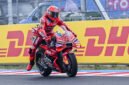 Pebalap Ducati Marc Marquez memenangi GP Hungaria dengan lesatan dan rotasi yang meyakinkan. (Attila Kisbenedek/AFP)