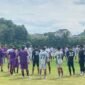 PSS Sleman menjalani latihan reguler di Lapangan Independent School (YIS), Sleman, Yogyakarta, Rabu (12/2/2025) pagi WIB. (Joke)