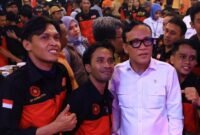 Wamenaker Immanuel Ebenezer menekankan pentingnya sertifikasi K3 dalam industri smelter saat mengunjungi Indonesia Morowali Industrial Park (IMIP) di Sulawesi Tengah pada Senin (4/11/2024). (Joke/Dok)