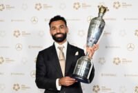 Mohamed Salah (Liverpool) terpilih sebagai Pemain Terbaik PFA untuk ketiga kalinya. (Foto: Getty Images/Shirlaine Forrest)