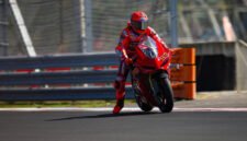 Francesco Bagnaia saat berlatih di Sirkuit Balaton Park. (Ducati.com)