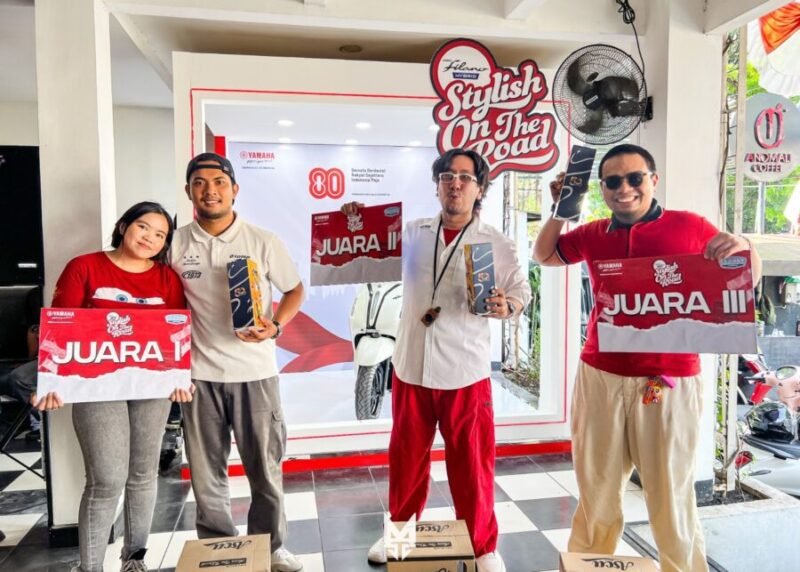 Komunitas Yamaha Grand Filano meriahkan HUT RI ke-80 lewat Stylish On The Road Season 3, perpaduan riding, fashion, dan semangat kebersamaan.