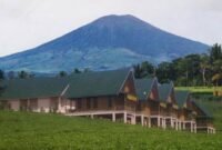 Penampakan Gunung Dempo di Kota Pagaralam, Sumatera Selatan. (Diparda Pagaralam)