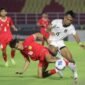 Tim nasional U-23 Indonesia gagal meraih poin penuh pada laga perdana Grup J Kualifikasi Piala Asia U-23 2026 setelah ditahan imbang 0-0 oleh Laos di Stadion Gelora Delta, Sidoarjo, Rabu (3/9/2025). (joke)