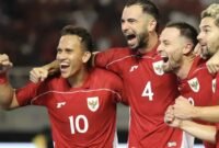 Marc Klok selebrasi bersama Sandy Henny Walsh, Egy Maulana, dan Zordi Amat. (Antara)