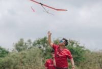 Kegiatan olahraga aeromodelling di Gunungkidul. (Joke)