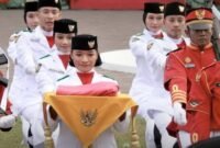 Ilustrasi - Paskibraka pada Upacara Peringatan Hari Kemerdekaan RI 2024 Pemda DIY. (Disdikpora)