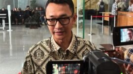 Juru Bicara KPK, Budi Prasetyo, memberi keterangan di Gedung Merah Putih KPK, Jakarta, Rabu (24/9/2025). (Joke)