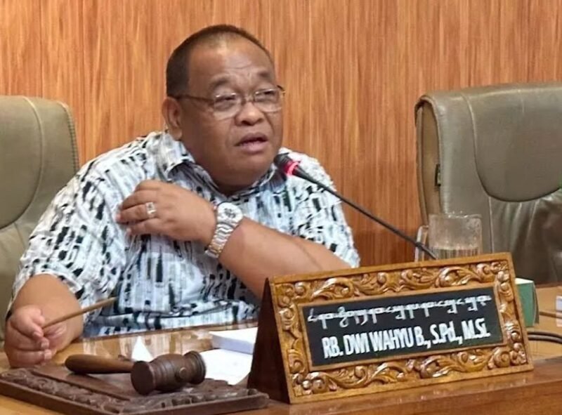 Ketua Komisi F DPRD DIY RB Dwi Wahyu (Joke)