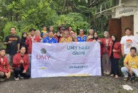 Program pengabdian kepada masyarakat (PkM) yang diintegrasikan dengan Kuliah Kerja Nyata (KKN) mahasiswa UMY di Dusun Plosorejo, Cangkringan, Sleman. (Dok UMY) 
