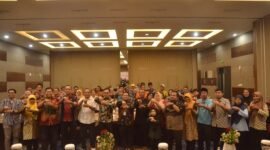 Wali Kota Yogyakarta, Hasto Wardoyo, saat membuka Musyawarah Perencanaan Pembangunan (Musrenbang) Afirmatif GEDSI (Gender Equity, Disability, and Social Inclusion) bertema Isu Disabilitas Tahun 2025 di Hotel Jambuluwuk, Kamis (16/10/2025). (Dok Pemkot)