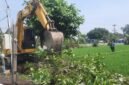 Proses pembangunan Laboratorium Pupuk Organik di Kelurahan Tegalrejo. (Sumber foto: X)