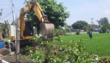 Proses pembangunan Laboratorium Pupuk Organik di Kelurahan Tegalrejo. (Sumber foto: X)