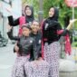 Ketua Komisi D DPRD Kota Yogyakarta, Yogo Prasetyo Pri Hutomo, dan istri serta anak-anak, momentum. (Joke)