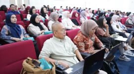 Pascasarjana UMY menggelar kegiatan Matrikulasi Tahap I bagi mahasiswa baru Program Magister dan Doktor Tahun Akademik 2025/2026, Jumat (10/10/2025), di Gedung KH Ibrahim Lantai 5. (Dok UMY)