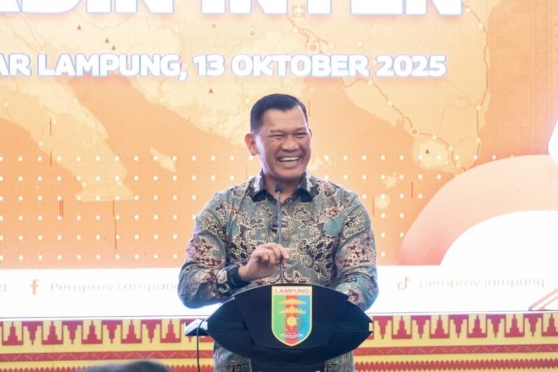 Sambutan Mayor Jenderal TNI Kristomei Sianturi di Mahan Agung, Senin (13/10/2025).