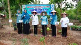 Kunjungan ketua TP-KK Provinsi Lampung