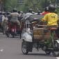 Becak motor alias bentor di Jogja. (Harian Jogja/Singgih M Hanafi)
