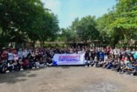 Mahasiswa penerima beasiswa penuh Universitas Muhammadiyah Yogyakarta (UMY) mengikuti Scholarship Gathering Outbound 2025 yang berlangsung selama tiga hari di Desa Wisata Kalakijo, Bantul. (Joke)