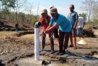 Ilustrasi - Pengolahan air tanah menjadi air bersih. (Joke)