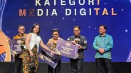 Wali Kota Yogyakarta Hasto Wardoyo menerima anugerah dan penghargaan Antikorupsi ACFFEST 2025. Pemkot Yogyakarta dinobatkan sebagai satu dari tiga instansi terbaik kategori media digital. (,Dok Pemkot)