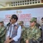 ‎Gubernur DIY, Sri Sultan Hamengku Buwono X dan Kapolri Jenderal Listyo Sigit Prabowo saat memberikan keterangan pada pers usai Apel Srawung Agung Kelompok Jaga Warga digelar di halaman Polda DIY, Jumat (21/11/2025).