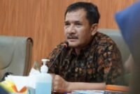 Ketua Komisi A DPRD DIY Eko Suwanto menyampaikan keterangan. (Republika)