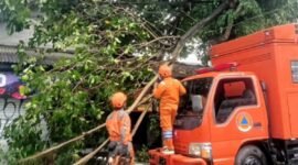 Pemkot Yogyakarta pertahankan status siaga darurat bencana karena masih terjadi hujan lebat dan angin kencang. (BPBD Jogja)