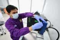 Salah satu laboratotium di kampus UMY yang meraih akreditasi internasional ISO/IEC 17025:2017, standar global untuk kompetensi laboratorium pengujian dan kalibrasi. (Dok UMY)
