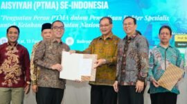 Muhammadiyah meluncurkan 24 Program Pendidikan Dokter Spesialis (PPDS) di tujuh Perguruan Tinggi Muhammadiyah dan ‘Aisyiyah (PTMA), Jumat (12/2), di Ballroom The University Hotel Universitas Muhammadiyah Yogyakarta. (Humas UMY)