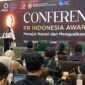 Sekretaris Daerah Daerah Istimewa Yogyakarta (DIY) Ni Made Dwipanti Indriyani mbuja conference PR Indonesia Awards (PRIA) 2026 di Gedung Pracimosono, Kompleks Kepatihan, Yogyakarta, Rabu (11/2/2026). (Dok PRIA)