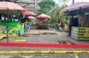 Lokasi ledakan yabg sudah dibatasi garis kuning polisi di area kuliner lantai dasar Teras Malioboro 1, Senin (30/3/2026) pagi. (Joke/Wawan)