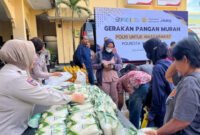 Gerakan Pangan Murah Polri dan Pemkotl, halaman tengah Mapolresta Yogyakarta. (Dok Polresta)