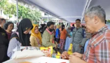 Pasar Murah 2026 yang digelar Pemkot Yogyakarta dengan menyediakan sekitar lima ton bahan kebutuhan pokok. (Joke)