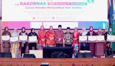 Halalbihalal dan Rapat Koordinasi Nasional (Rakornas) DWP Kemenag di UIN Syarif Hidayatullah Jakarta, Rabu (15/4/2026). (Humas Kemenag)