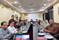 Workshop penulisan buku referensi dan buku ajar mahasiswa Indonesia di Mesir oleh Universitas Muhammadiyah Yogyakarta (UMY) bersama Pimpinan Cabang Istimewa Muhammadiyah (PCIM) Mesir di Kairo, Jumat (24/3/2026). (Humas UMY)