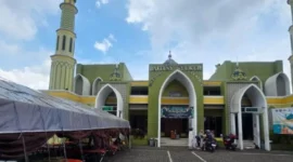 Masjid Ibasy-Syukur di Blotongan, Sidorejo, Jawa Tengah, sala satu masjid ramah pemudik yang melayani pengguna saat Lebaran 2026. (Humas Kemenag)