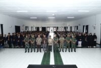 Kegiatan pembinaan karakter berbasis bela negara. 224 mahasiswa Unires dari berbagai fakultas dan Resimen Induk Daerah Militer (Rindam) IV/Diponegoro.(DOK UNIRES UMY)