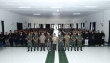 Kegiatan pembinaan karakter berbasis bela negara. 224 mahasiswa Unires dari berbagai fakultas dan Resimen Induk Daerah Militer (Rindam) IV/Diponegoro.(DOK UNIRES UMY)