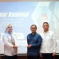 Ketua DPRD kota Bekasi Sardi Efendi sebagai pembicara dalam Seminar Nasional dan Sosialisasi Permen PKP No. 4 Tahun 2025 yang digelar di Grand Arsylla Hotel, Rabu (8/4/2026). (Dok DPRD)