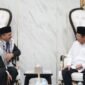 Menteri Agama Nasaruddin Umar menerima audiensi Duta Besar Palestina untuk Indonesia, Abdulfattah A.K. Al-Sattari, di Kantor Kementerian Agama, Lapangan Banteng, Jakarta, Senin (13/4/2026). (Humas Kemenag)