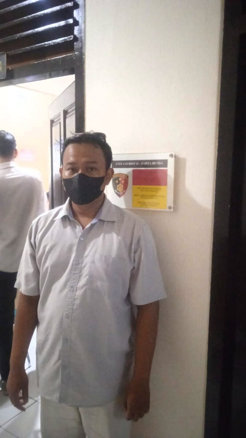 Salah satu korban yang di periksa Polda DIY (istimewa)