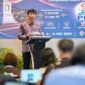 Kepala Pelaksana BPBD DIY, Agustinus Ruruh Haryata, saat membacakan sambutan Gubernur DIY, Sri Sultan Hamengkubuwono X dalam Pertemuan Ilmiah Tahunan (PIT) ke-9 Ikatan Ahli Kebencanaan Indonesia (IABI) di UMY