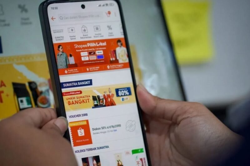 Microsite Sumatra Bangkit di platform e-commerce. Dok. Satgas PRR/Kementerian UKM