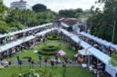 Foto kemeriahan kegiatan puncak Milad UMY ke-45 yang menghadirkan 100 UMKM dan 1.500 jamu gratis