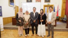 Delegasi UMY yang menjadi Key Panel Speakers dalam International Conference on Public Organization (ICONPO) ke-15 Tahun 2026 yang berlangsung di Eötvös Loránd University, Budapest, Hungaria.