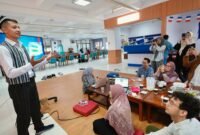 Kegiatan mahasiswa asing UMY di kampus UMY