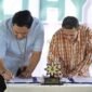 Penandatanganan kerja sama Lazismu UMY dengan RS AMC Muhammadiyah yang ditandatangani oleh Kepala Kantor Lazismu UMY dan Direktur Administrasi, Umum, dan Keuangan RS AMC Muhammadiyah