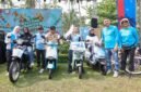 Momen bersama para penerima hadiah utama dalam rangkaian Exciting Banten Festival.
