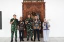 Momen kebersamaan jajaran Korem 072/Pamungkas dan BNI di depan pintu gerbang utama Makorem